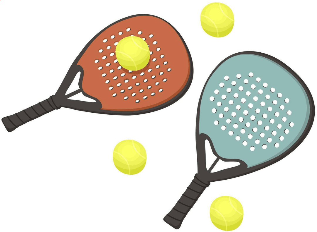 Raquettes de padel et balles